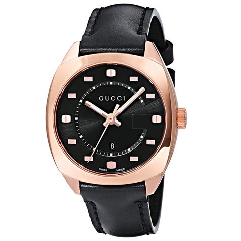 gucci quartz watch black and gold|Gucci quartz watches for women.